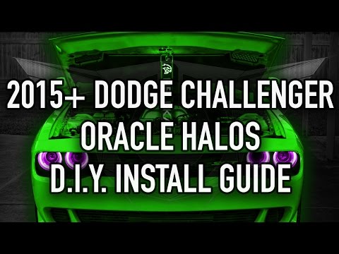 2015+ Dodge Challenger ORACLE Halos SXT/RT/SRT/Hellcat - D.I.Y. INSTALL GUIDE