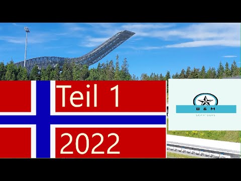 Norwegen 2022 Teil 1  Anreise von Oslo, Vikersund, RV 51 "Valdresflye", E6  bis kurz vor Senja