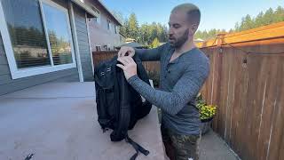 SWICKY Laptop Black Travel backpack,Durable Large big 40L Weekender Bag Fits 17.3 Inch Laptop