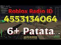 Patata Roblox Radio Codes IDs