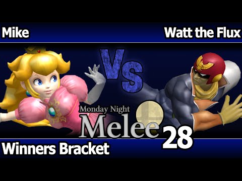MNM 28 Melee - Mike (Peach) vs Watt the Flux (C Falcon) - Winners Bracket