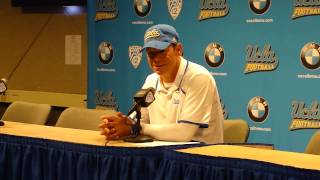 Jim Mora on UCLA 45-23 win over Coloradao
