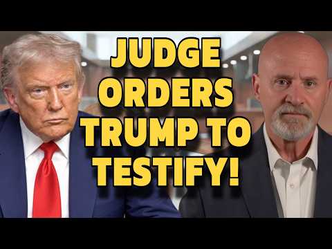 Trump Ordered to Testify in His Own Lawsuit!