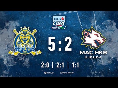 Gólösszefoglaló - EL 159 - Brasov Wolves - MAC HKB Újbuda 5:2 20220107