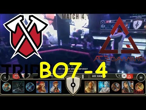VG Worlds 2017 Grand Finals BO7-4 Highlights - ACE Gaming(KR) VS Tribe(NA)