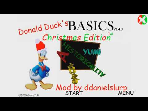 Donald Duck's Basics Christmas Edition - Baldi's Basics V.1.4.3 Mod - MM7 Mod Contest Entry