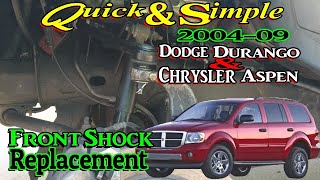 Dodge Durango Front Shocks Replacement #howto #durango #shocks