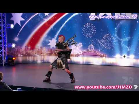 Australia's Got Talent - The Punk Piper (Badpiper)