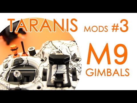 Taranis mods #3 - Installing the FrSky M9 hall-effect gimbals on the Taranis X9D - QUICK GUIDE