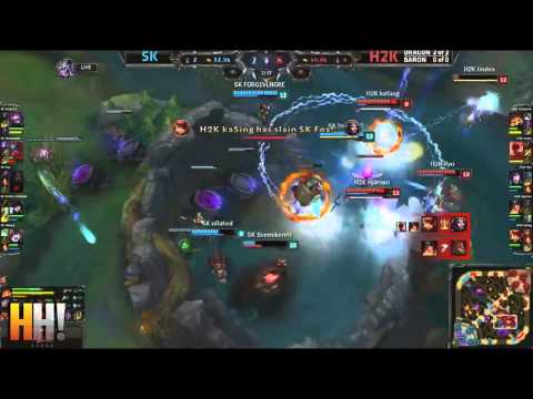5. Sk Gaming vs H2K - Highlights - EU LCS Spring 2015 W5D2