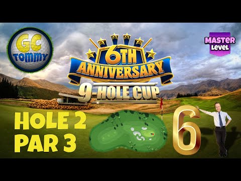 Master, QR Hole 2 - Par 3, HIO - 6th Anniversary 9-Hole cup, *Golf Clash Guide*