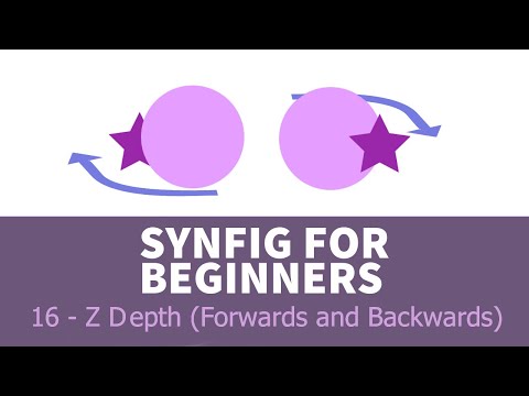 Synfig for beginners: 16 - Z Depth (Forwards and Backwards)