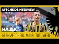 AFSCHEIDSINTERVIEW | Thank you, Tomáš! ??