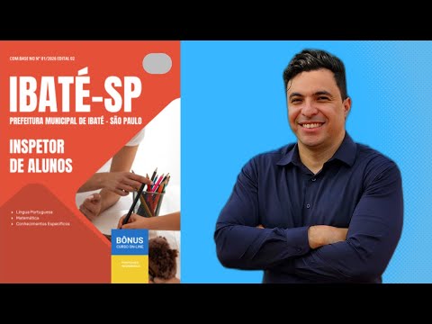 Apostila Concurso Prefeitura de Ibaté - SP 2026 - Inspetor de Alunos