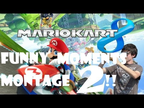Mario Kart Funny Moments Montage 2!! (Mario Kart 8 Online)
