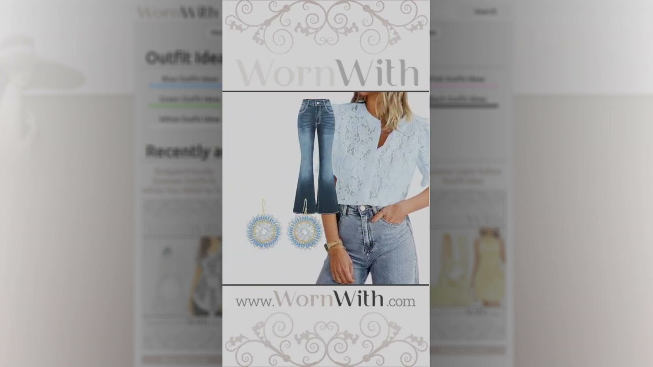 Blue Cute Outfit Idea to Try in Summer Summer Cute Blue Outfit Idea