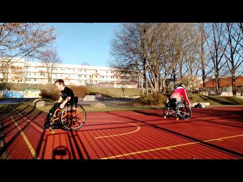 Fahrübungen für Rollstuhlbasketball // Training für alle // Sport mit Handicap
