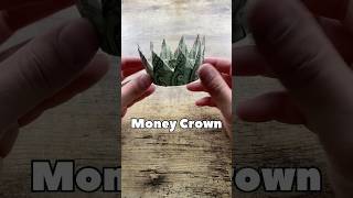 EASY ORIGAMI CROWN FROM MONEY TUTORIAL | HOW TO MAKE ORIGAMI CROWN FROM DOLLAR BILL STEP BY STEP