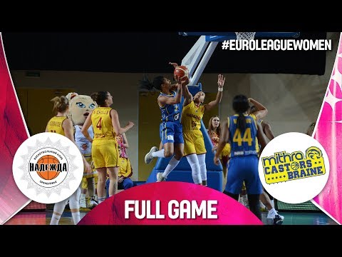 Nadezhda v Castors Braine - Full Game - EuroLeague Women 2019