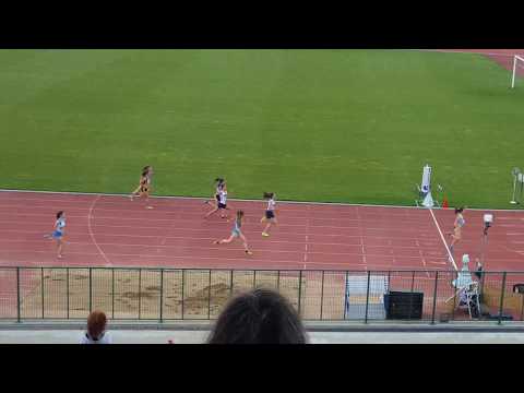 Mila Dimitrova - 200m Final, National U16 Championship, Sofia 2018