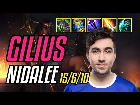 GILIUS - NIDALEE vs JARVAN IV JUNGLE - EUW DIAMOND - PATCH 11.8