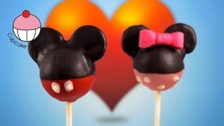 Mickey Mouse Cakepops! Learn How To Make Mickey Cake pops - A Cupcake Addiction Tutorial