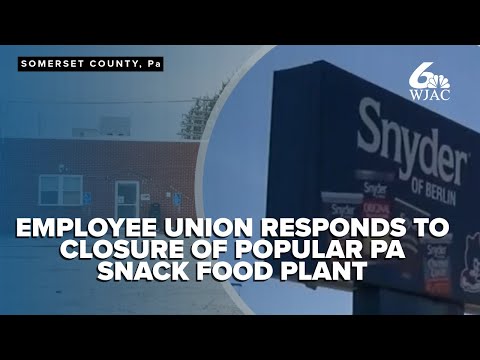 'All kinds of alarms:' Union reps react to planned closure of Snyder of Berlin snack plant