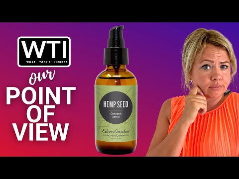 Edens Garden Hemp Seed Carrier Oil - WTI product video review