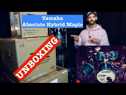 Yamaha Absolute Hybrid Maple Drums Unboxing/Test
