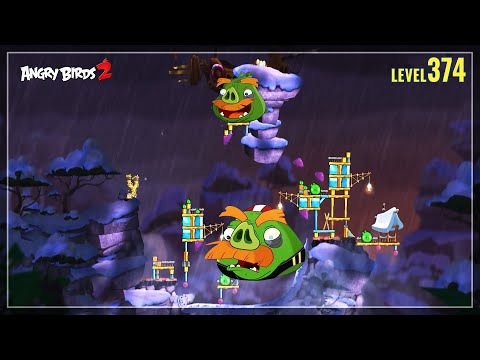 Angry Birds 2 - Boss Fight Level 374 - Foreman Pig Boss - Gameplay Walkthrough