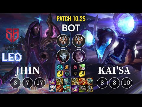 SB Leo Jhin vs Kai'Sa Bot - KR Patch 10.25