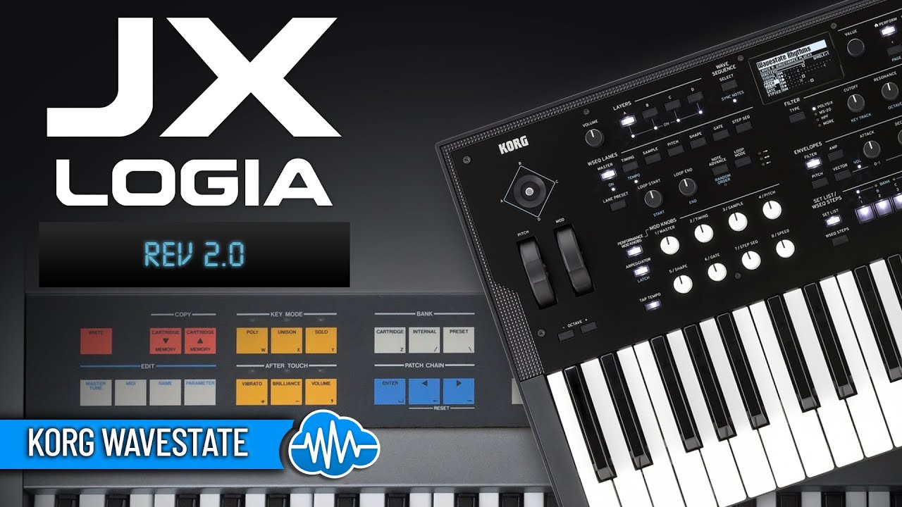 DRS076 - ( Bundle ) - OB-X Legacy + JX-Logia Rev2 - Korg Wavestate / mkII / Se / Native - Video Preview 2