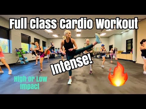 Intense Full Class Cardio Workout | High or Low Impact