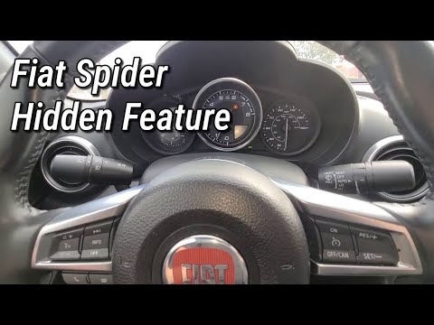 2017 Fiat 124 Spider hidden feature