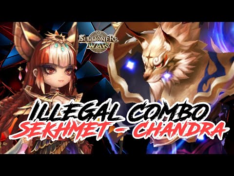 ILLEGAL COMBO BETWEEN CHANDRA & SEKHMET MAKE EVERYTHING EASIER IN RTA [Summoners War : Sky Arena]