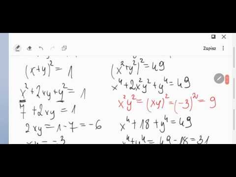 WZORY SKRÓCONEGO MNOŻENIA - ZADANIE (MATURA PODSTAWOWA)