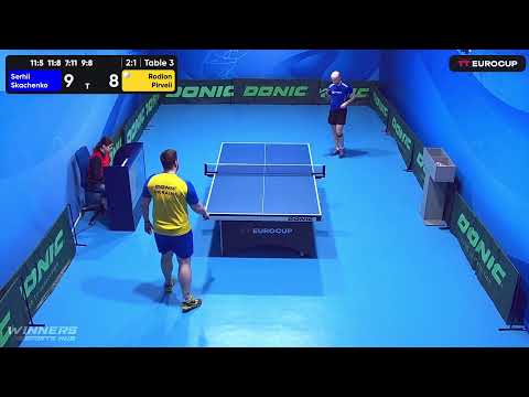 09:30 Serhii Skachenko 3 - 1 Rodion Pirveli 30.04.2023 TT Euro.Cup  Ukraine Master. Table 3