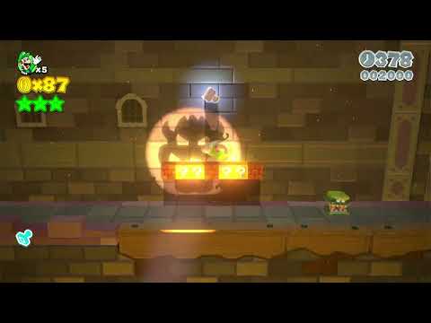 Super Mario 3d World (WiiU) 5-7 Speedrun in 45