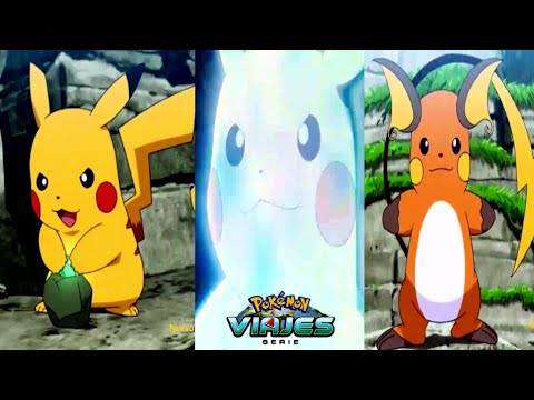 Pikachu Evoluciona a Raichu 😱 | Pokemon Viajes (Journeys) en Español latino