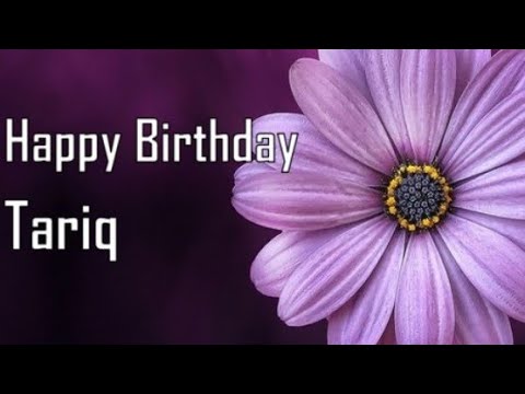 HAPPY BIRTHDAY TARIQ