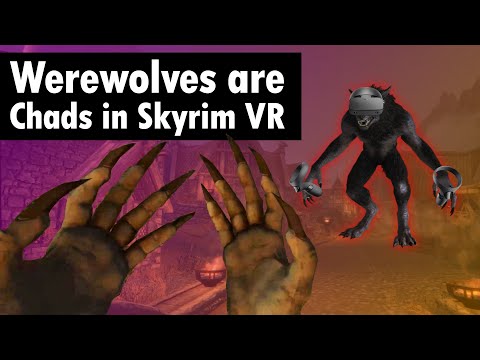 What it's like to be a Werewolf in Skyrim VR (It's Fantastic)