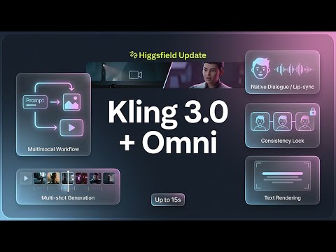 Higgsfield with Kling 3.0 & Kling 3.0 Omni Just Changed AI Video Creation