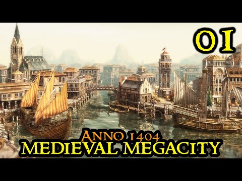 Anno 1404 MEGACITY - The Beginning -  HARD Difficulty HISTORY & IAAM Mod || City Builder Part 01