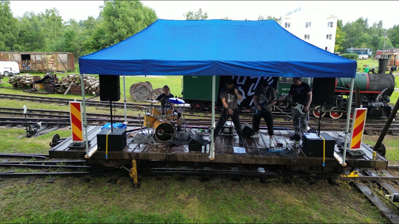 Первый железнодорожный панк-концерт в Эстонии / First punk-concert on railway in Estonia