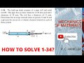1-34 hibbeler mechanics of materials | hibbeler | hibbeler mechanics