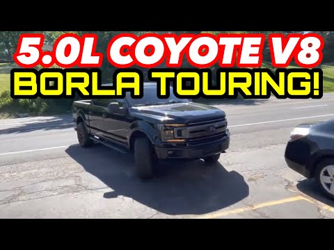2018 Ford F-150 5.0L COYOTE V8 DUAL EXHAUST w/ BORLA TOURING CAT-BACK!