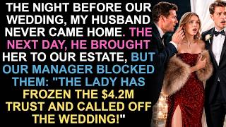 Wedding Eve, My Husband Never Came Home. Next Morning, Our Manager Blocked Him & His Mistress At...