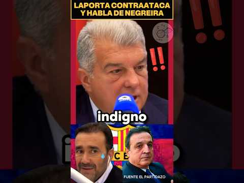 💥LAPORTA CONTESTA A JUANMA CASTAÑO Y LANZA UN DARDO AL REAL MADRID CON EL CASO NEGREIRA #fcbarcelona