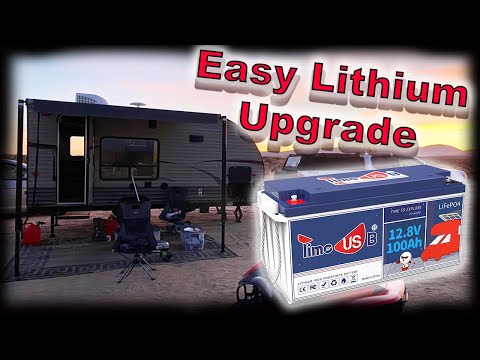 How to Convert to Lithium Batteries - Upgrade for RV's and Travel Trailers - Timeusb