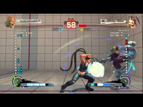 Ludopro84 (Dhalsim) Vs tabs2002 (Ibuki) SSF4 AE Ranked Matches - PSN
